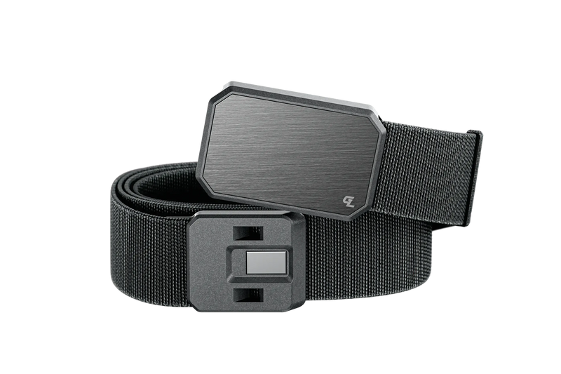 Groove Belt Gun Metal/Black